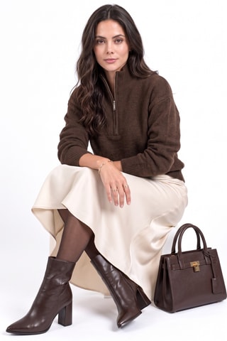 Maglia in lana - Marrone chiaro