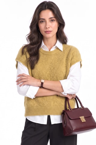 Maglia in lana - Giallo