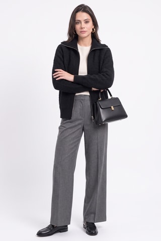 Cardigan in lana - Nero