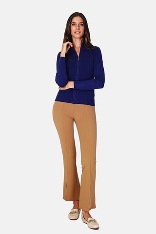 Cardigan in cashmere - Blu scuro