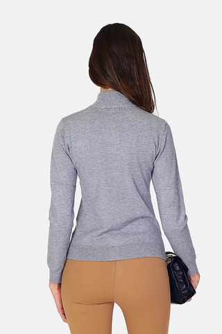 Cardigan in cashmere - Grigio