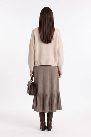 Gonna midi - Beige