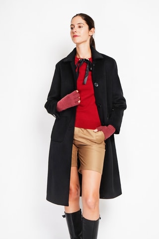 Cappotto in lana - Nero