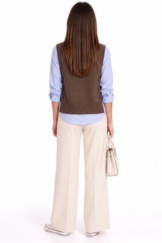 Gilet in lana - Marrone chiaro