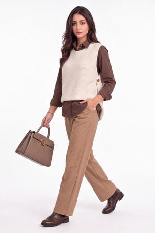 Gilet in lana - Ecrù