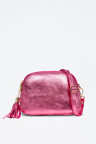 Leren Schoudertas Aliminusa - Roze