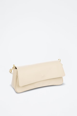 Leren Schoudertas Azzanello - Beige