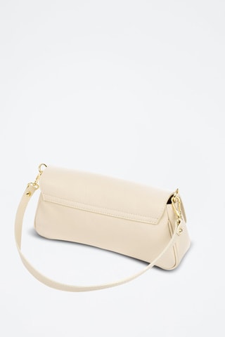 Leren Schoudertas Azzanello - Beige