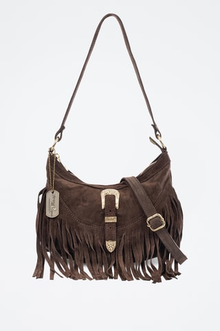 Nubuck Handtas Barlassina - Bruin