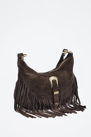 Nubuck Handtas Barlassina - Bruin