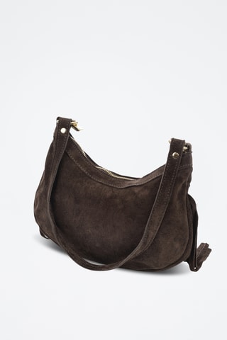 Nubuck Handtas Barlassina - Bruin