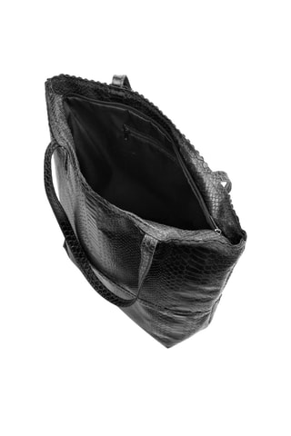 Nubuck Shopper Zwart - Zwart