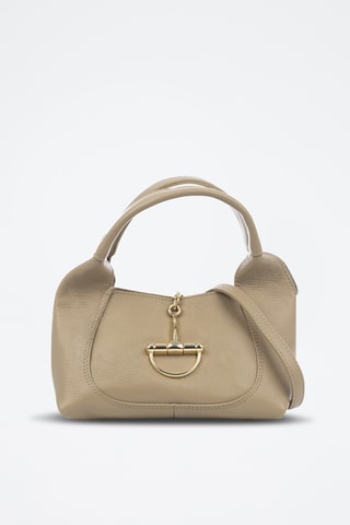 Leren Handtas Bernardi - Taupe