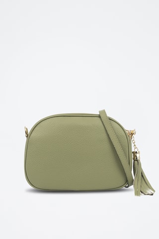 Leren Schoudertas - Groen
