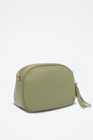 Leren Schoudertas - Groen