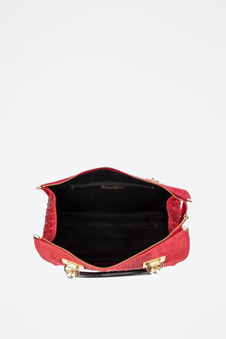 Suèdeleren Handtas - Rood