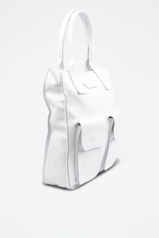 Leren Shopper - Wit