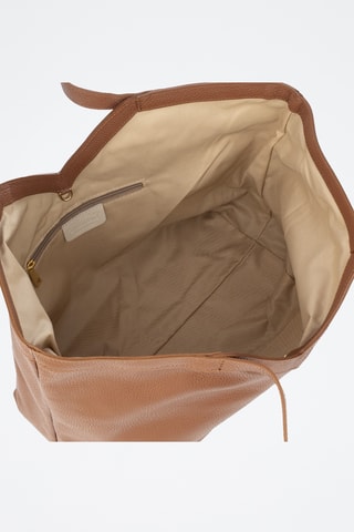 Leren Shopper - Bruin