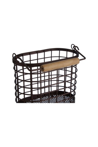 Recipiente para utensilios de madera de hevea Vertex