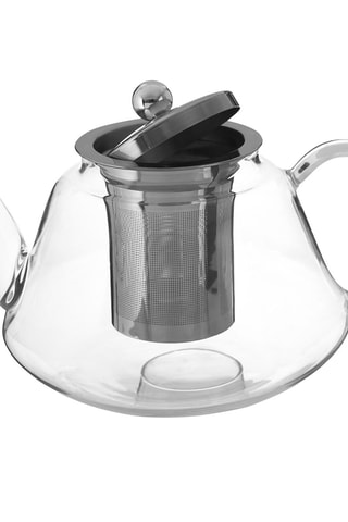 Tetera de vidrio de borosilicato y acero inoxidable - 1,2 l