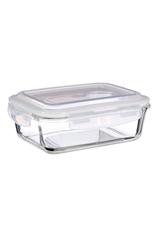 Contenitore salvafreschezza in vetro borosilicato con coperchio in silicone - 1 l