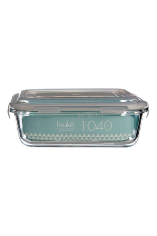 Contenitore salvafreschezza in vetro borosilicato con coperchio in silicone - 1 l