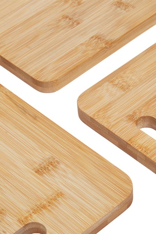 3 tablas para cortar de bambú Kyoto - 35 x 25 / 30 x 20 / 35 x 20 cm