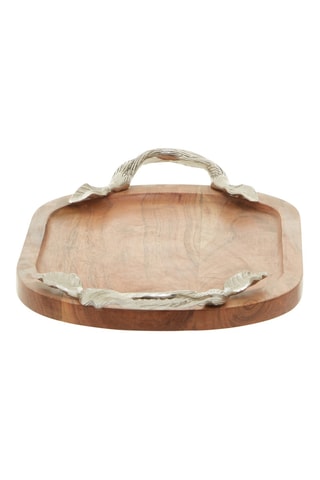 Bandeja para servir de madera de acacia­ - 45 x 4 x 22 cm