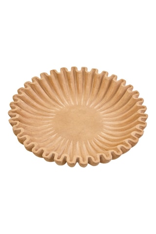 Vaciabolsillos de mármol - 30 cm - Amarillo