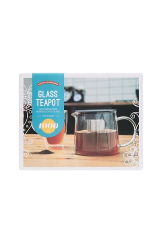 Tetera de vidrio de borosilicato y acero inoxidable - 100 cl