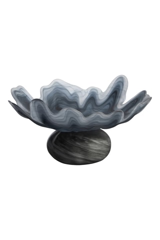 Bol decorativo con pie - 15 x 33 x 32 cm