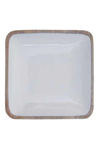 Bol de madera de mango - 18 x 5 x 18 cm