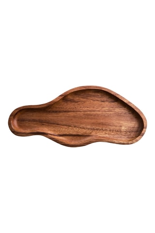 Fuente para servir de madera de acacia­ - 2,54 x 29,21 x 13,33 cm