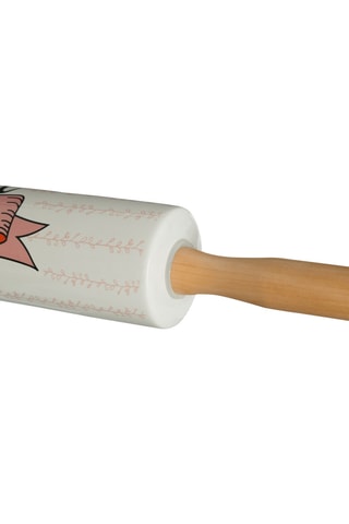 Rodillo amasador de pino y gres - 45 cm