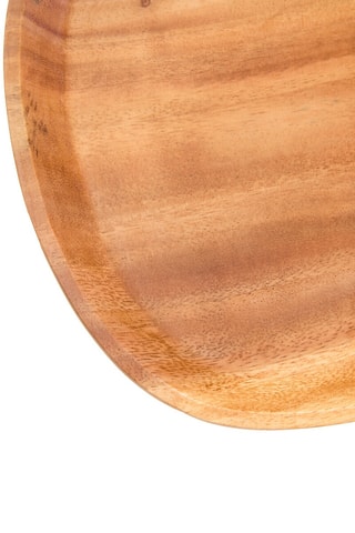 Fuente para servir de madera de acacia - 2,5 x 32 x 23 cm