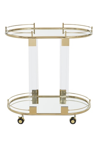 Mueble bar con ruedas - 75 x 78 x 45 cm