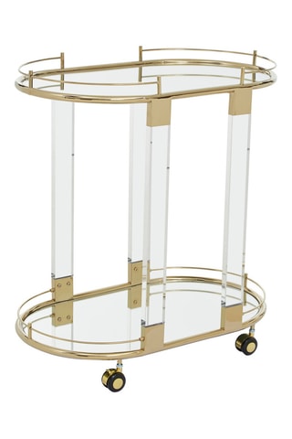 Mueble bar con ruedas - 75 x 78 x 45 cm