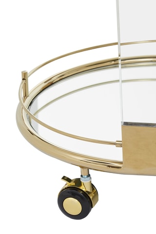 Mueble bar con ruedas - 75 x 78 x 45 cm