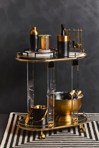Mueble bar con ruedas - 75 x 78 x 45 cm