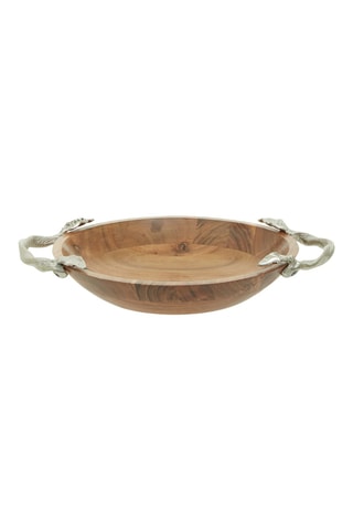 Bol de madera de acacia - 40 x 7 x 30 cm