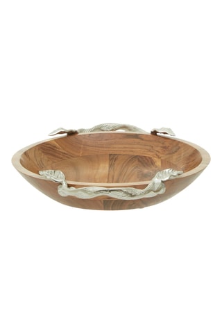 Bol de madera de acacia - 40 x 7 x 30 cm