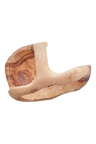 Frutero de madera de olivo - 19 x 13 x 13 cm