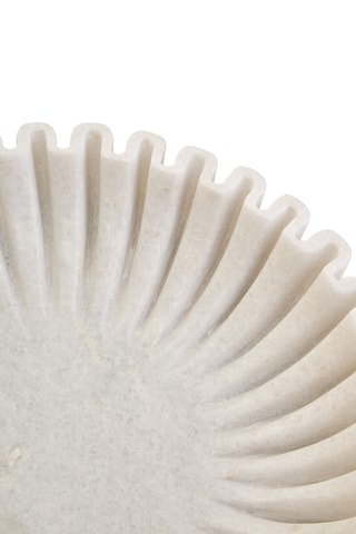 Vaciabolsillos de mármol - 30 cm - Blanco