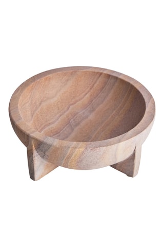Bol de gres con pie - 8 x 20 x 20 cm
