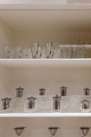 Tetera de vidrio de borosilicato y acero inoxidable - 80 cl