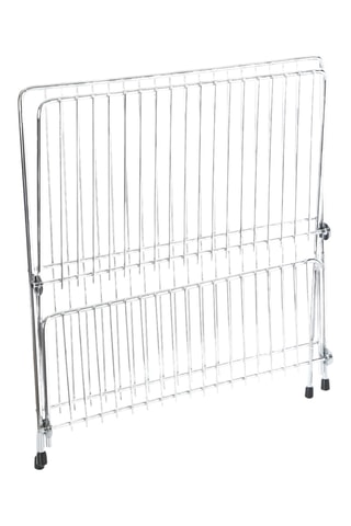 Escurreplatos de acero inoxidable - 33 x 22 x 32 cm