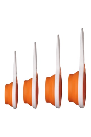 4 tazze dosatrici in silicone - 60/80/125/250 cl