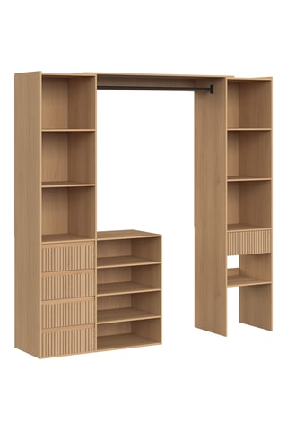 Appendiabiti 5 cassetti  Faustine - 120/ 180 x 180 x 40 cm