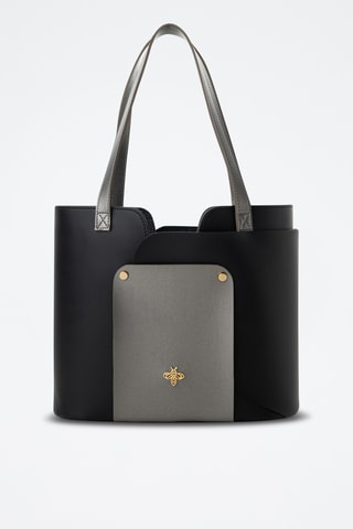 Sac porté épaule et pochette - Noir