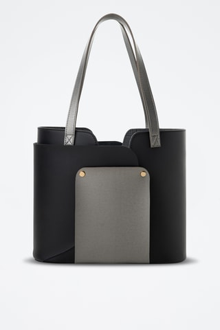 Sac porté épaule et pochette - Noir